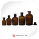 بطری شیشه ای مایعی رنگی آزمایشگاهی جهت نگهداری و ذخیره سازی مایعات در آزمایشگاه